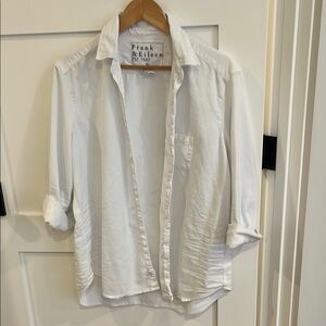 Frank & Eileen White denim Shirt - Eileen M